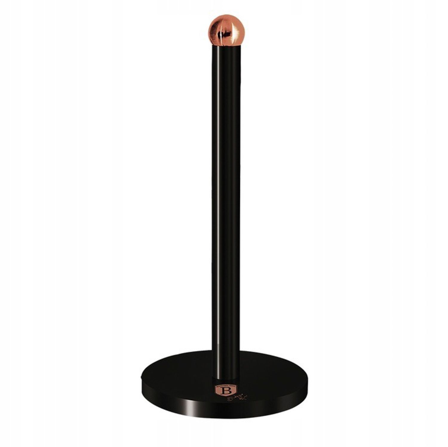 PORTA PAPEL TOALLA BERLINGER HAUS NEGRO 15CMX34CM