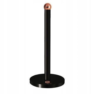 PORTA PAPEL TOALLA BERLINGER HAUS NEGRO 15CMX34CM