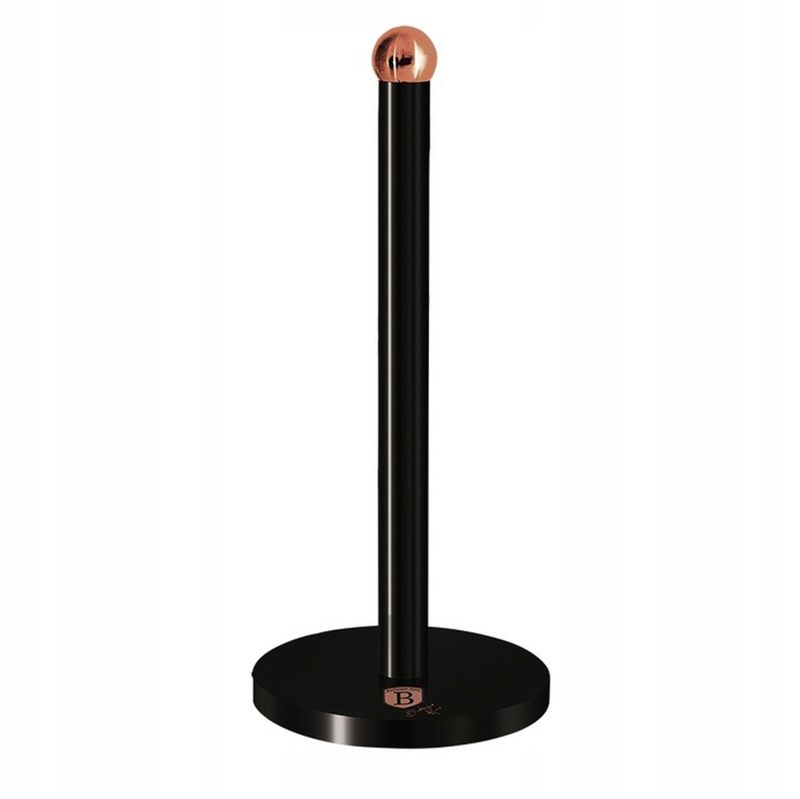 PORTA PAPEL TOALLA BERLINGER HAUS NEGRO 15CMX34CM