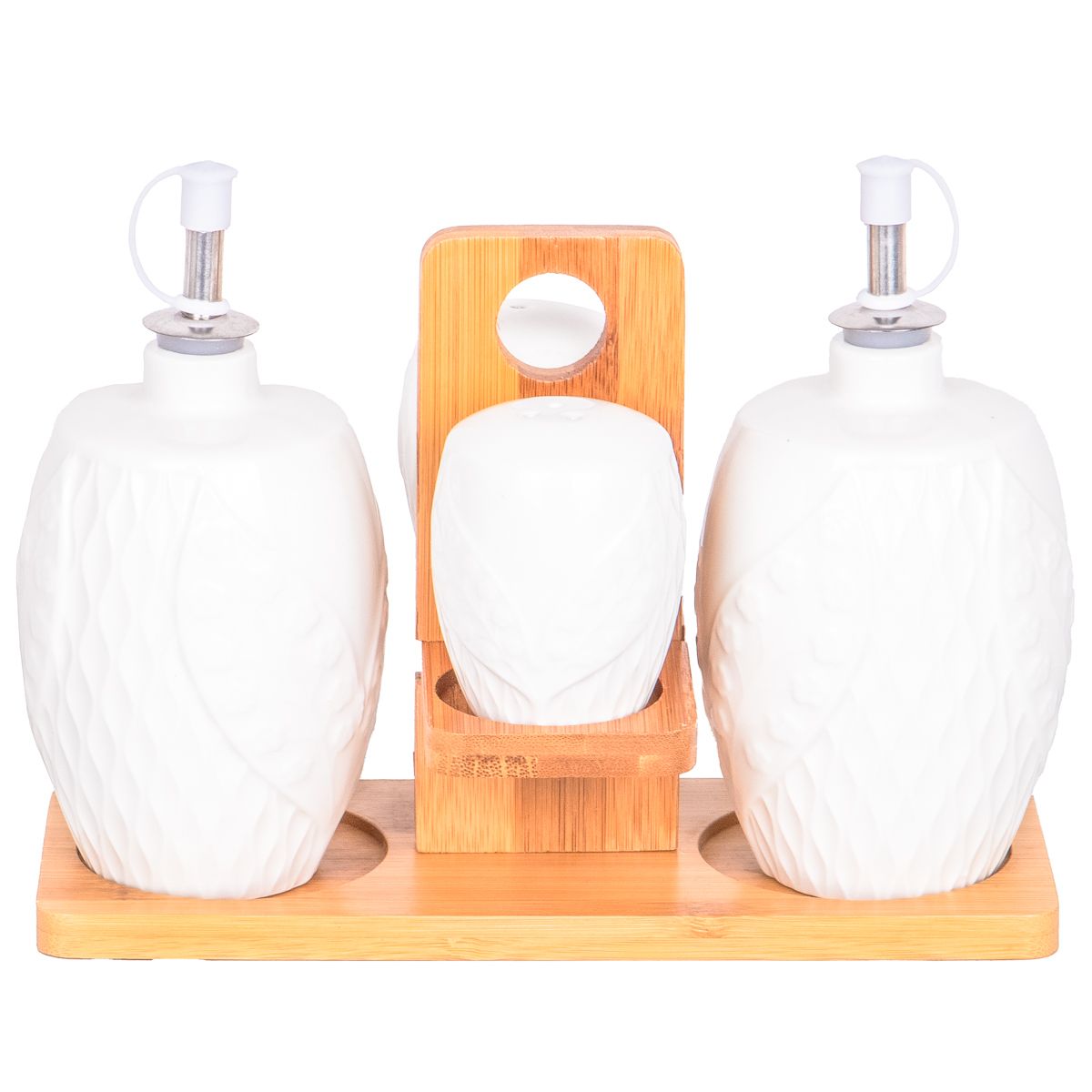 CONDIMENTERO CERAMICA SET 5 PIEZAS