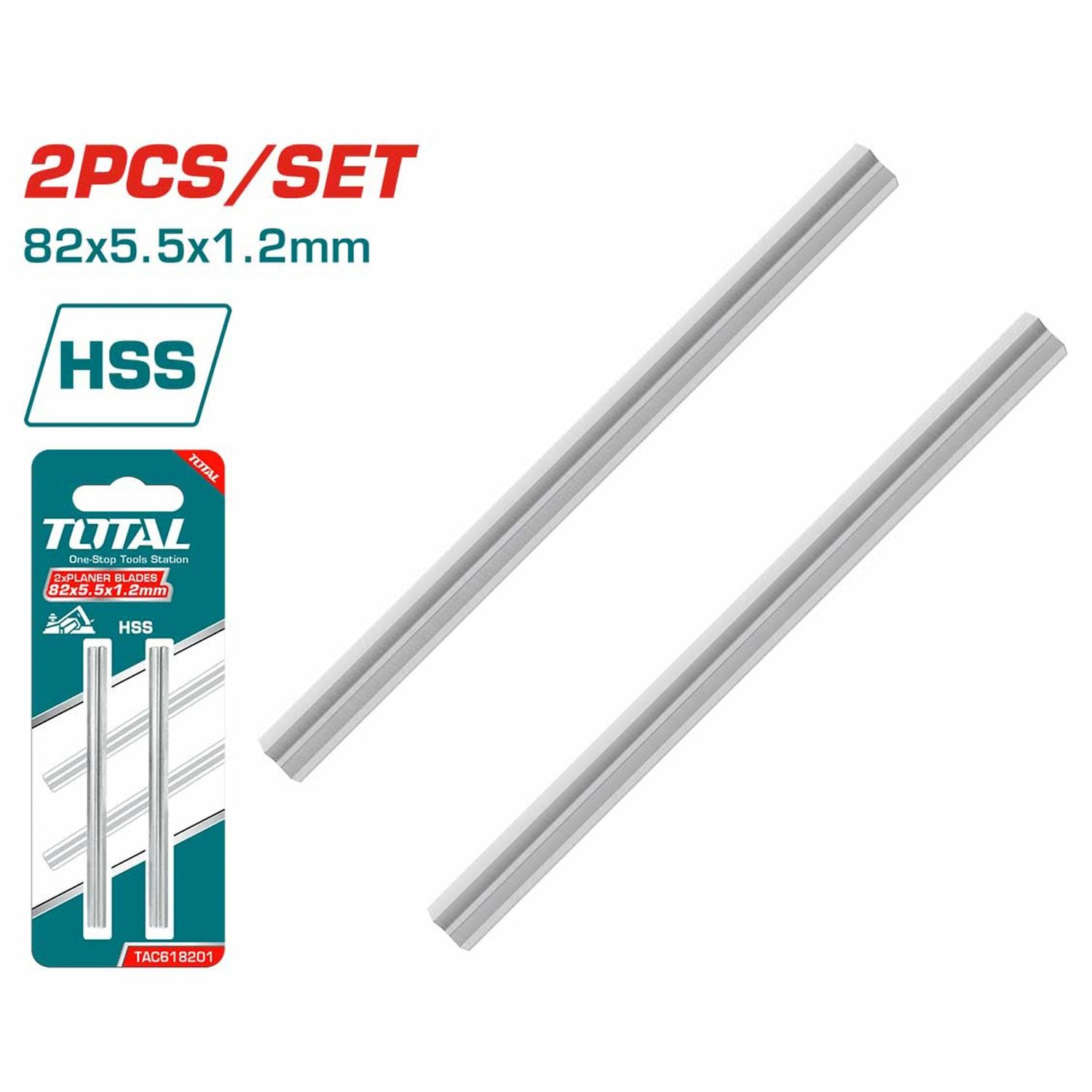 LAMINA PLAINA TOTAL TAC618201 82X5.5X1.2MM