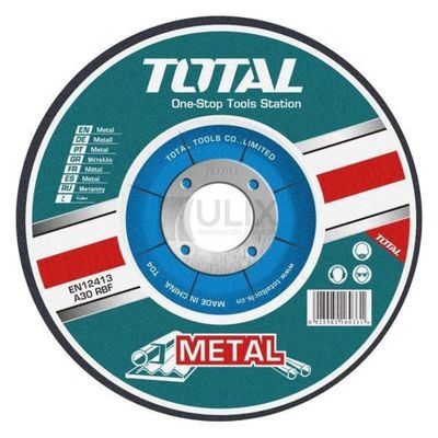 DISCO DE CORTE TOTAL PARA METAL ABRASIVO 180X3.0X22.2MM
