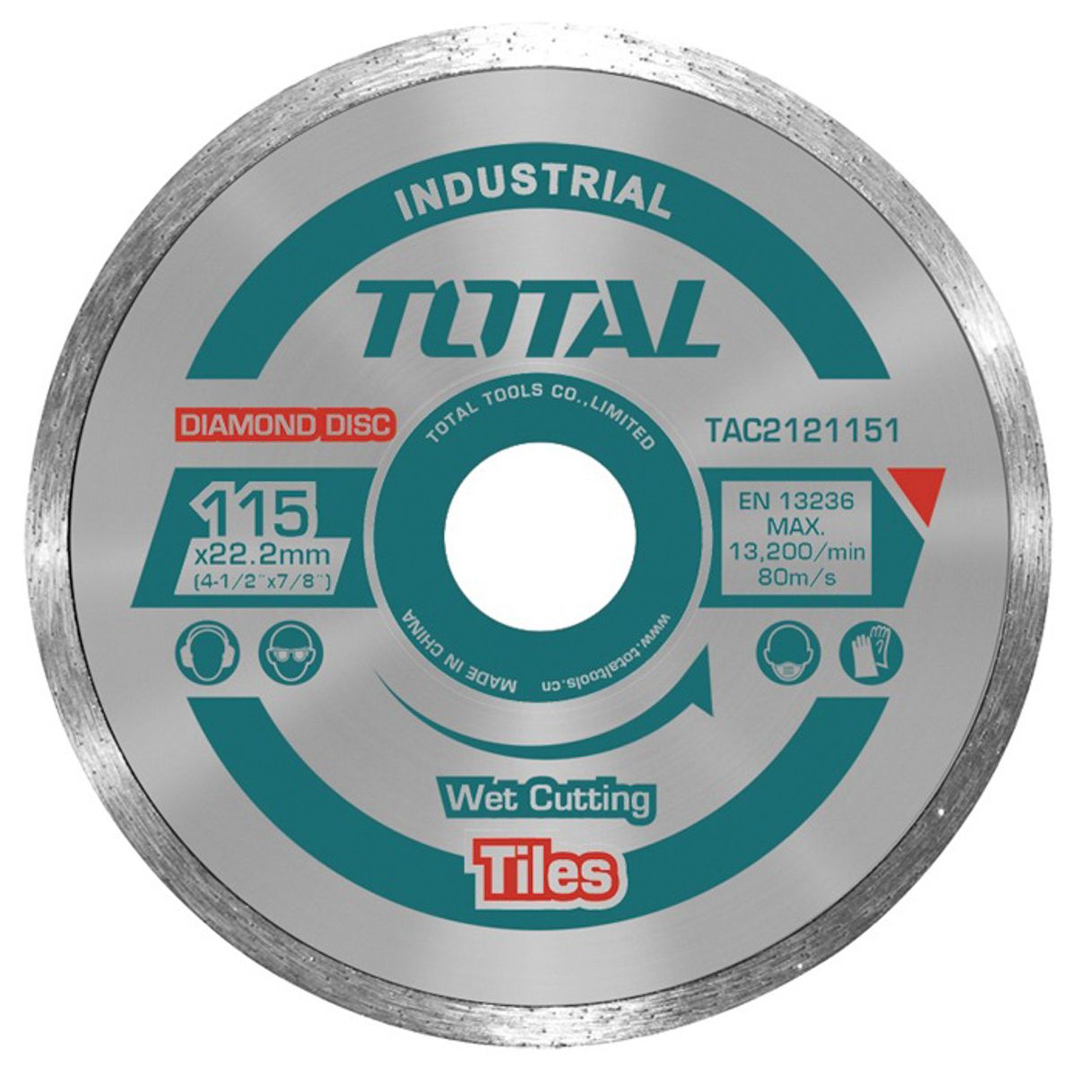 DISCO PARA CONCRETO TOTAL TAC2121151 115 X 22 MM