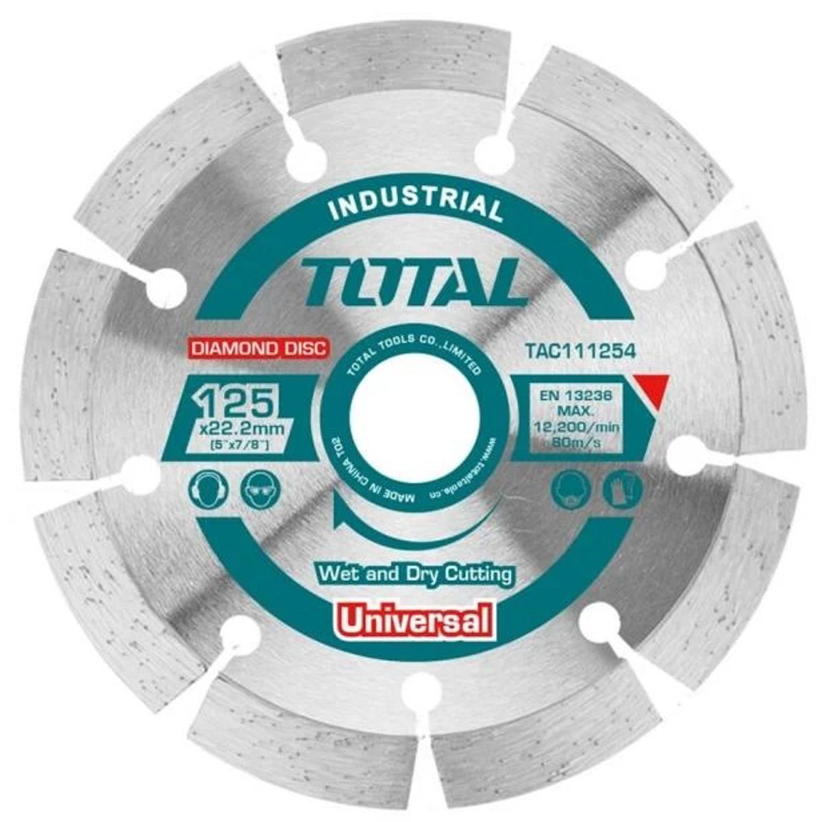 DISCO DIAMANTE TOTAL TAC111254 125MM