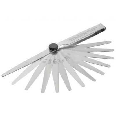 CALIBRADOR DE ESPESOR TOLSEN 35044 0.05-1MM-100MM X 13PZA
