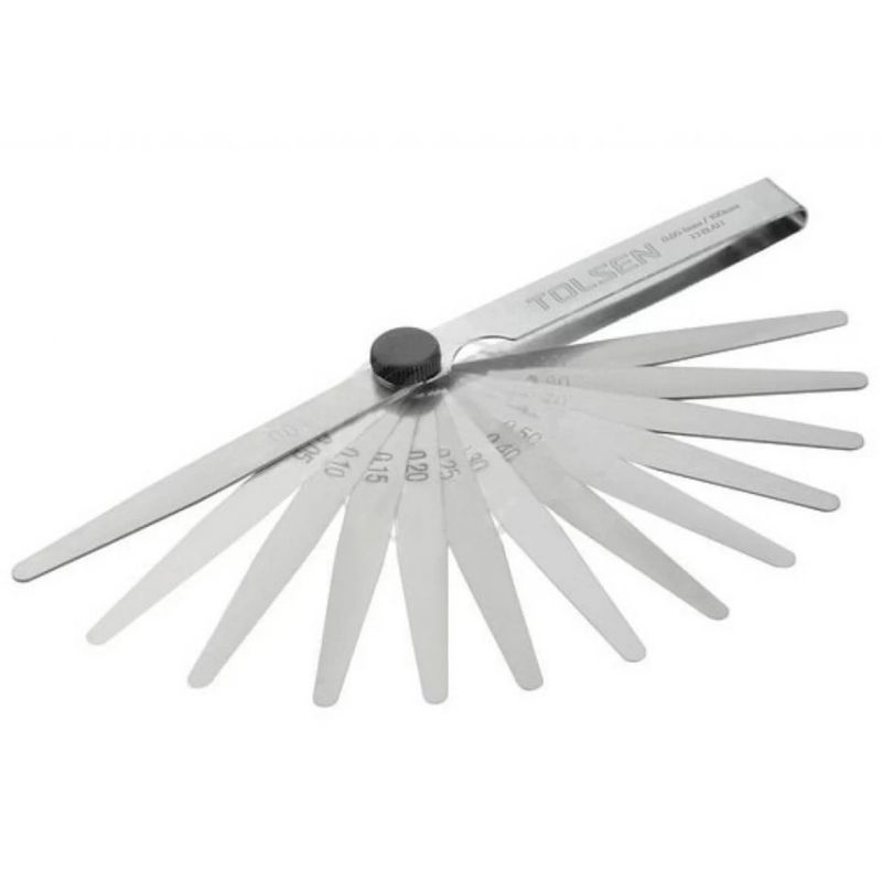 CALIBRADOR DE ESPESOR TOLSEN 35044 0.05-1MM-100MM X 13PZA