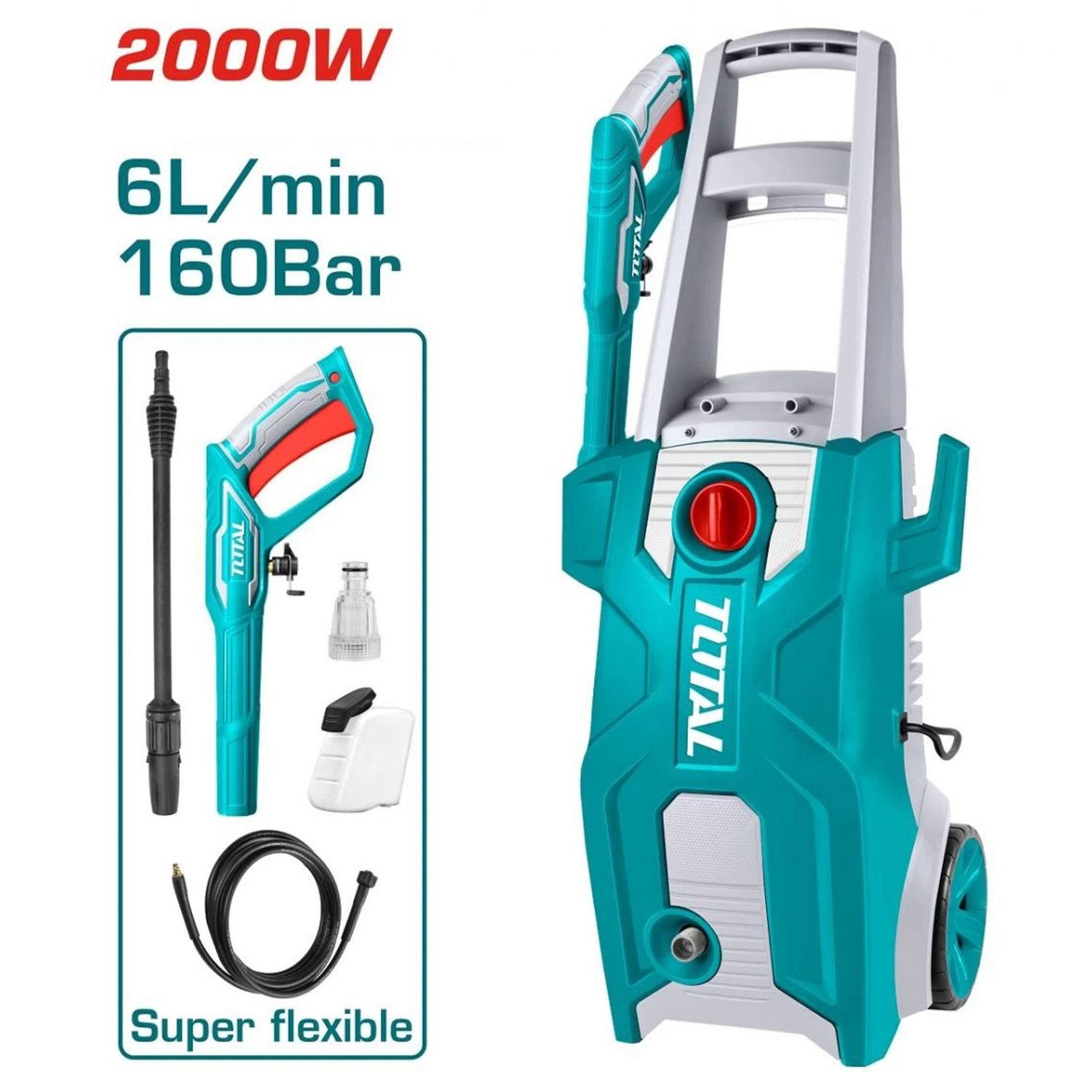 HIDROLAVADORA TOTAL UTGT11376 2000W 6L 160BAR