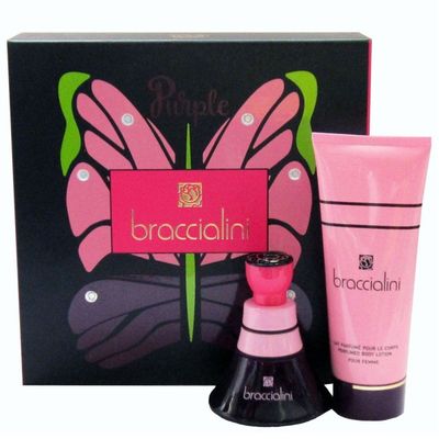 KIT DE PERFUME FEMENINO BRACCIALINI PURPLE EDP 100ML
