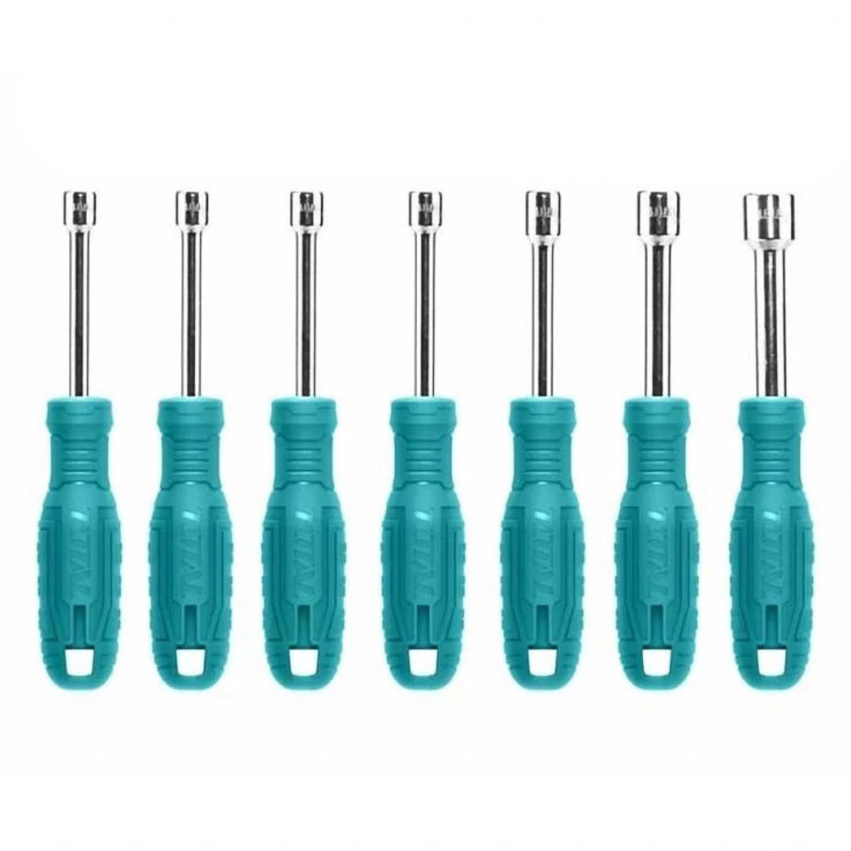 JUEGO DE DESTORNILLADORES TUBO HEXAGONAL TOTAL TNSS0701 7PZ