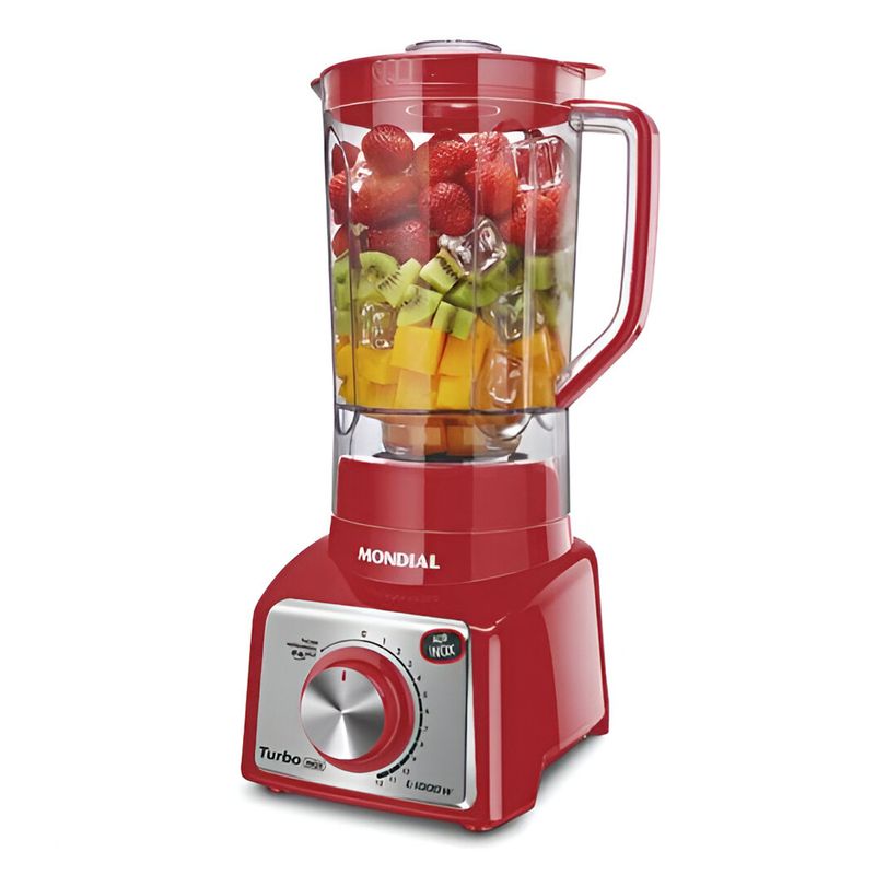 LICUADORA MONDIAL L-1200 RI TURBO 1200W 3L 220V