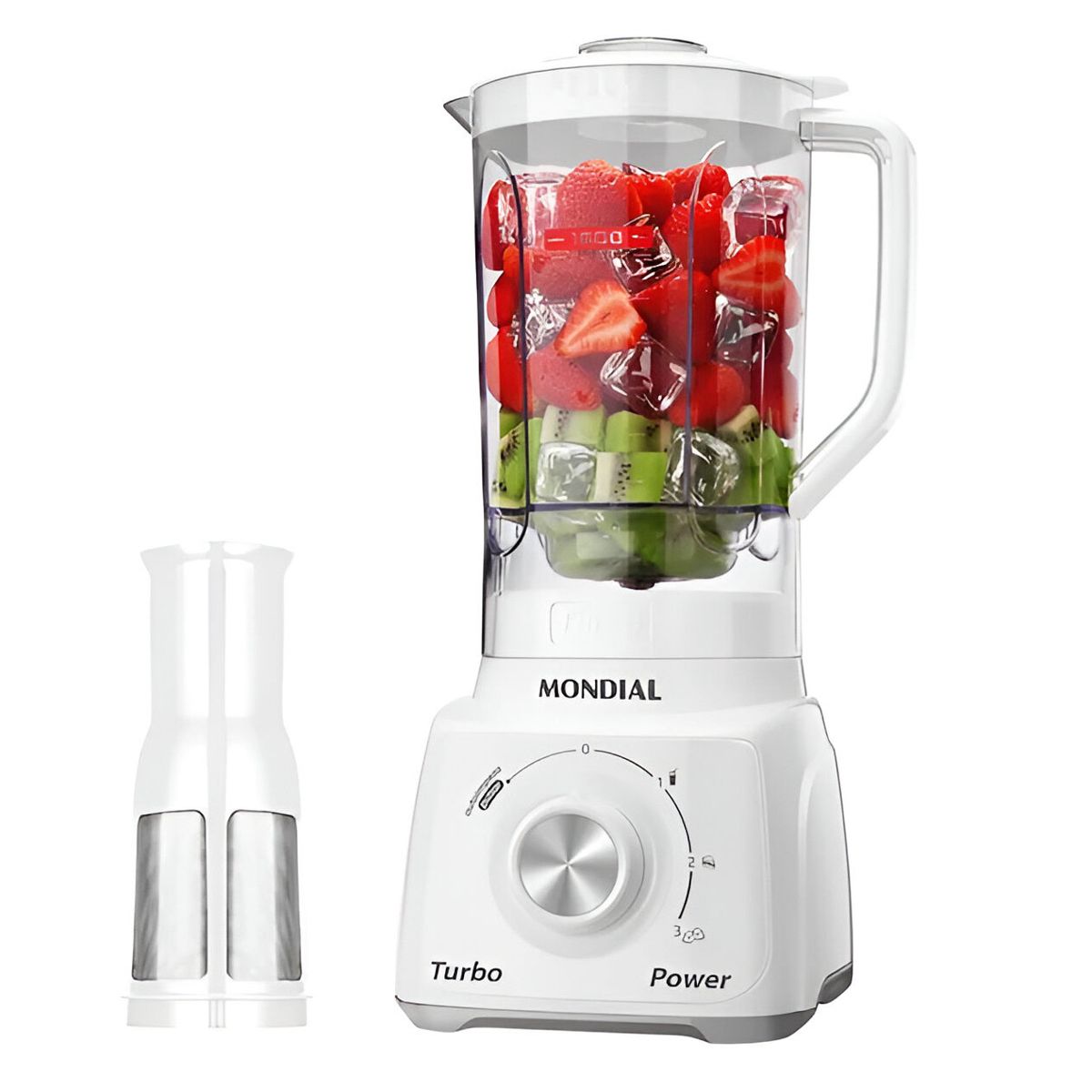 LICUADORA MONDIAL TURBO POWER L-99WG  550W 2,2L 220V