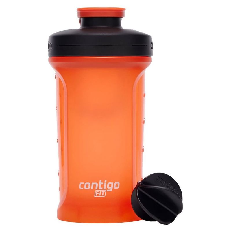SHAKER DE PLASTICO CONTIGO NARANJA 591ML