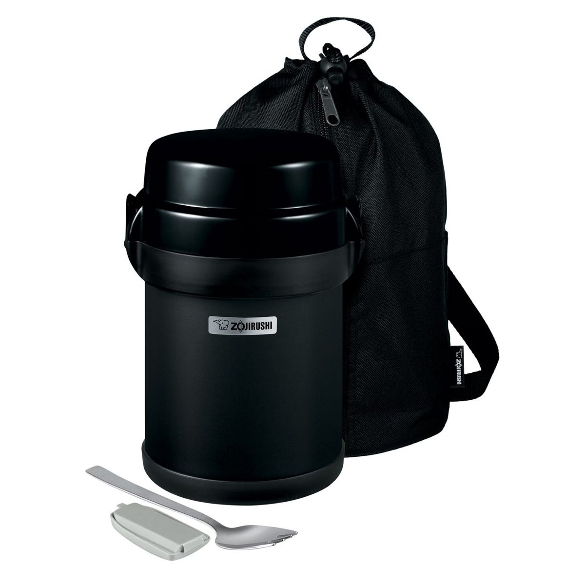 MARMITA TERMICA ZOJIRUSHI CON 4 POTES NEGRO