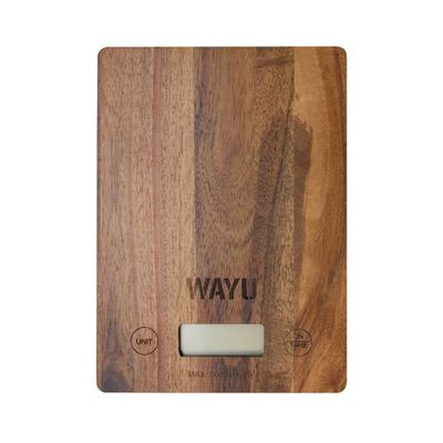 BALANZA DE COCINA MADERA WAYU 20X14,5X2CM