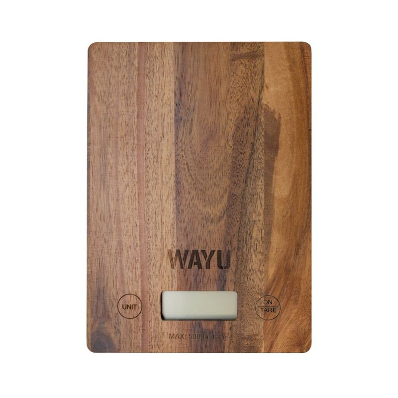 BALANZA DE COCINA MADERA WAYU 20X14,5X2CM