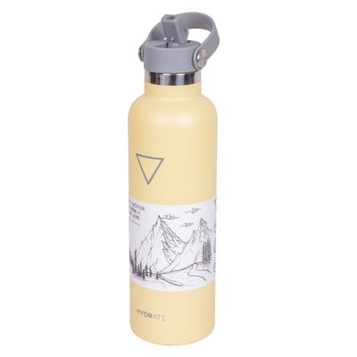 BOTELLA HYDRATE 710ML AMARILLO PASTEL