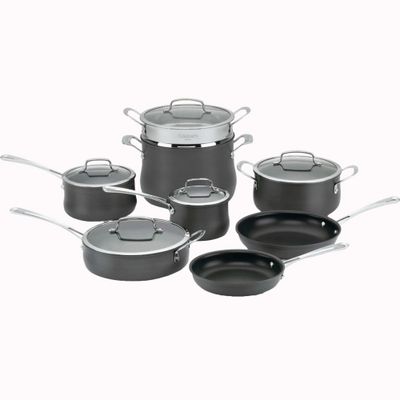 JUEGO DE OLLAS CUISINART 64-13 ANTIADHERENTE INOX 13PZS