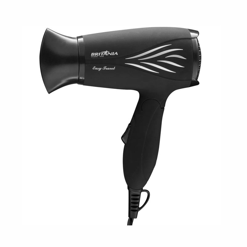SECADOR DE PELO BRITANIA EASY TRAVEL 1000W BIVOLT