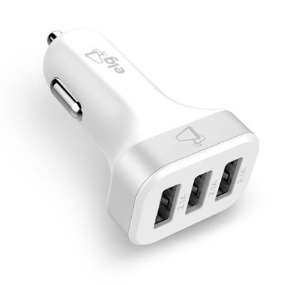 CARGADOR VEHICULAR ELG CC3S 3USB 2.1A