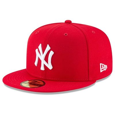 KEPIS NEW ERA MLB 59FIFTY  NEW YORK YANKEE RED 6 7-8