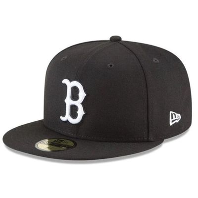 KEPIS NEW ERA MLB 59FIFTY BOSTON RED SOX BLACK-WHITE 7 5-8