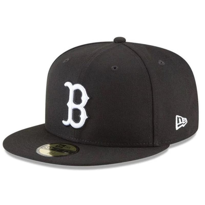 KEPIS NEW ERA MLB 59FIFTY BOSTON RED SOX BLACK-WHITE 7 5-8