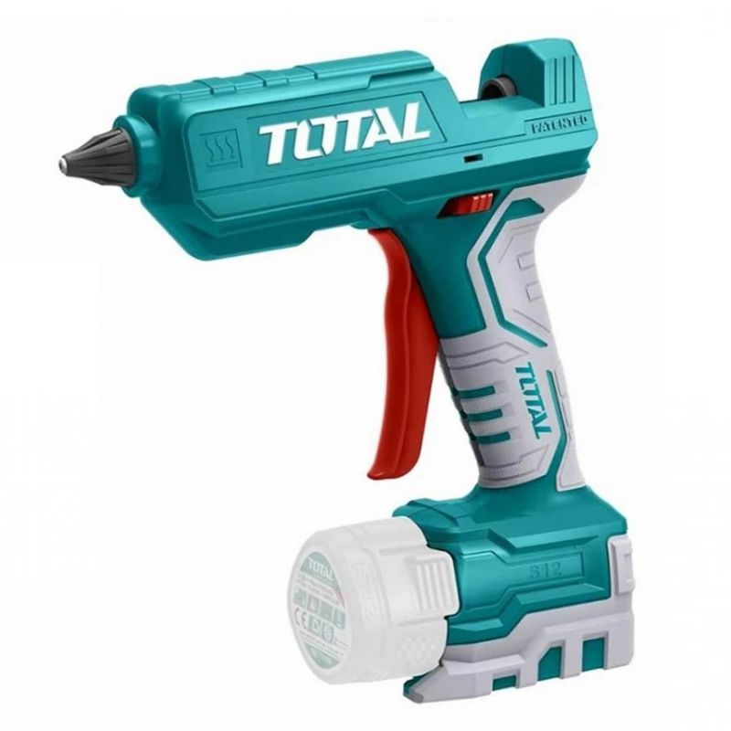 PISTOLA DE SILICONA TOTAL TGGLI1201 A BATERIA 12V