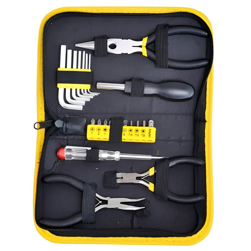KIT DE DESTORNILLADOR TITAN A455014 CON PINZAS Y LLAVE ALLEN
