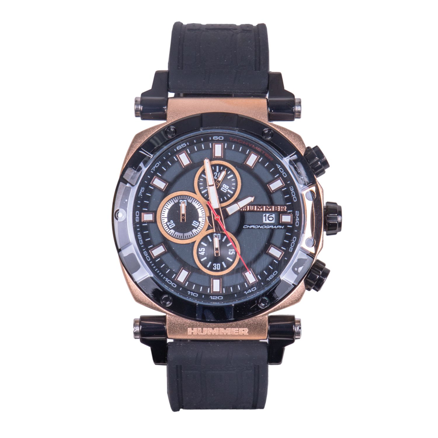 RELOJ MASCULINO ANALOGICO HUMMER WH2-224384 GOMA