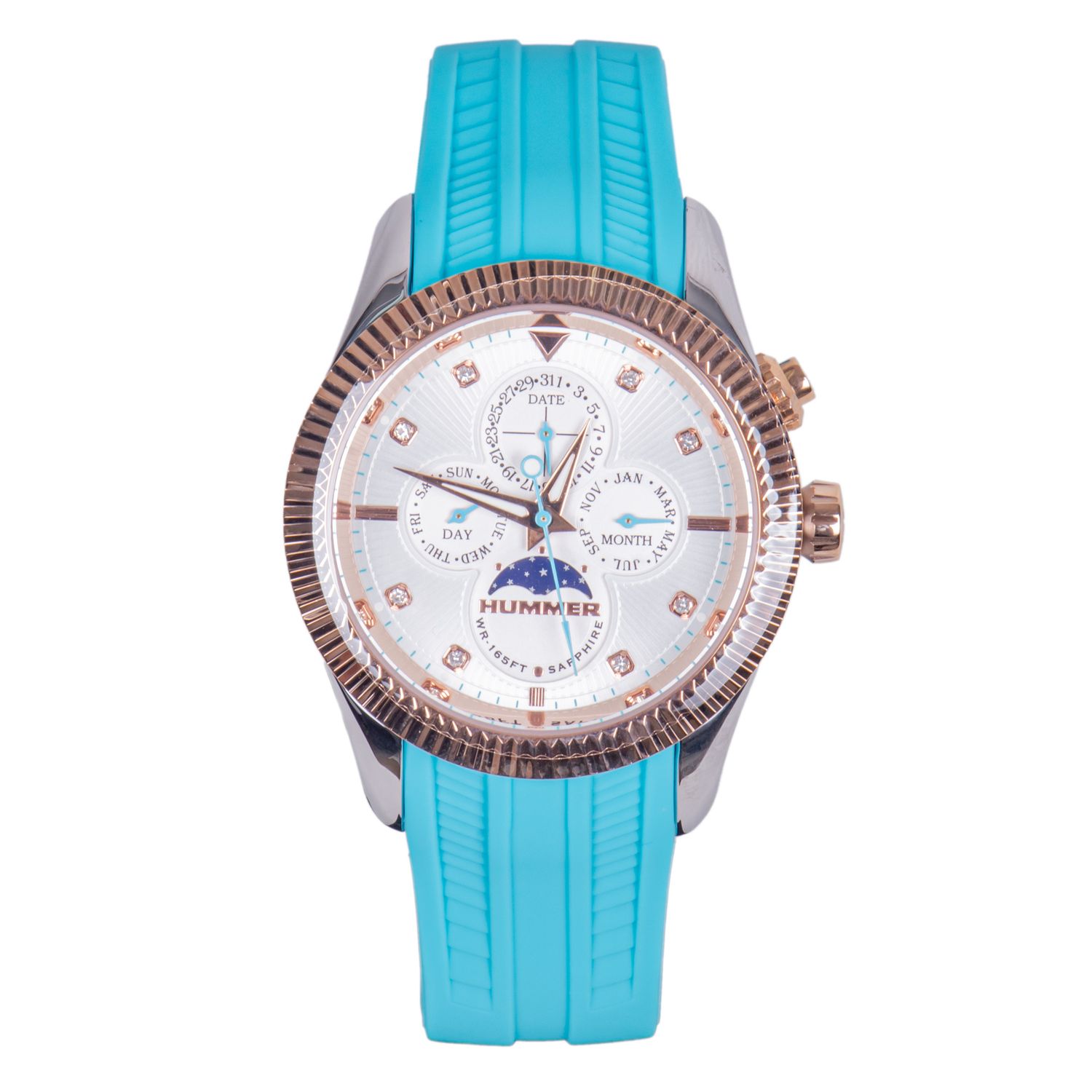 RELOJ FEMENINO ANALÓGICO HUMMER WH2-224397 GOMA