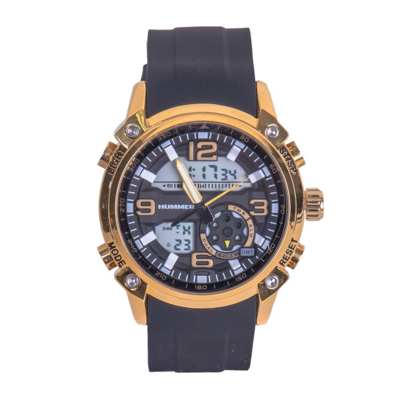RELOJ MASCULINO ANALOGICO-DIGITAL HUMMER WH2-224302 GOMA