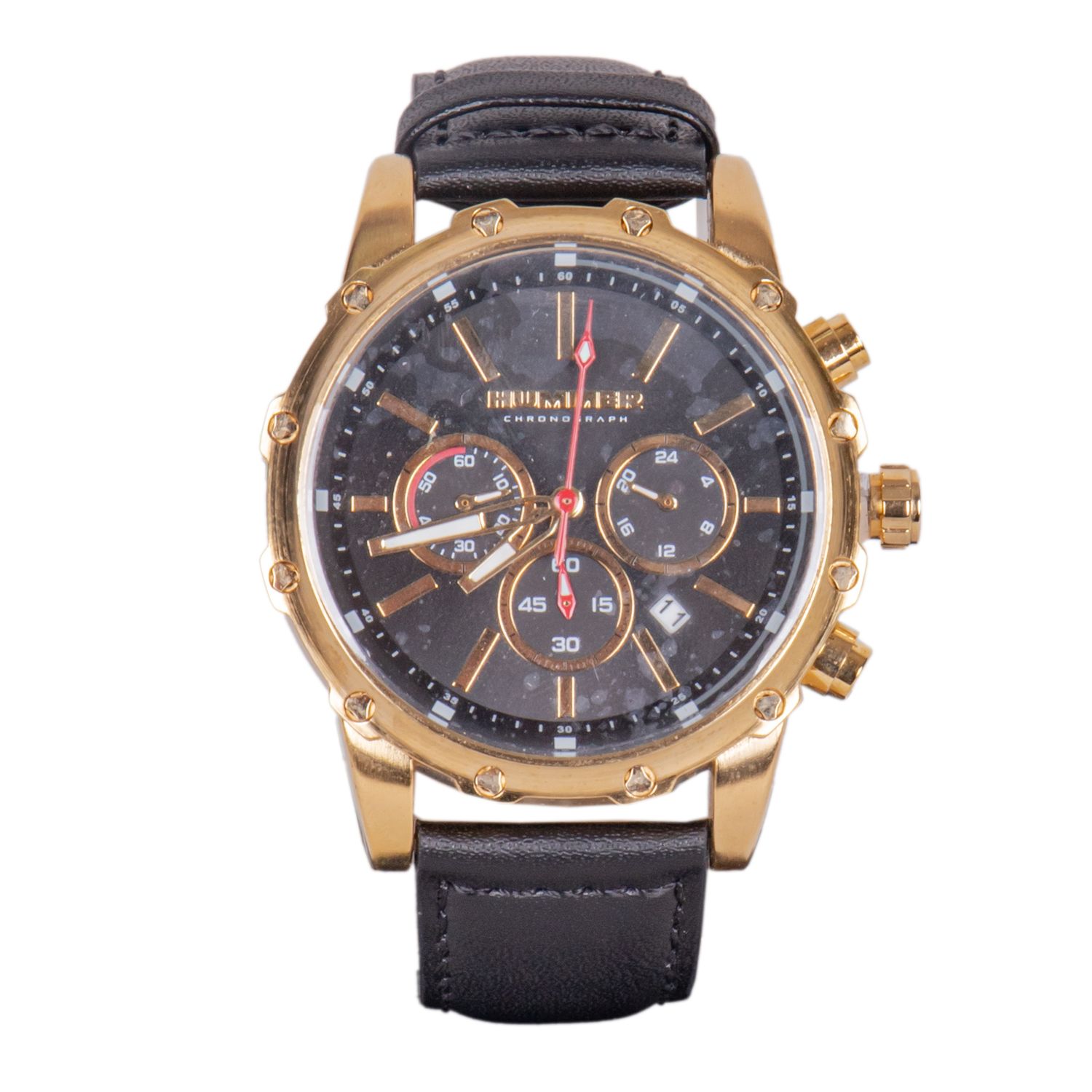 RELOJ MASCULINO ANALOGICO HUMMER WH2-224077 CUERO