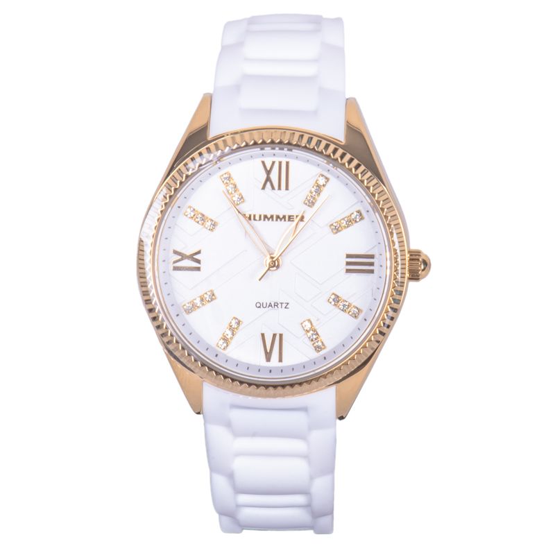 RELOJ FEMENINO ANALOGIC HUMMER SIMPLE WH2-224445 GOMA 