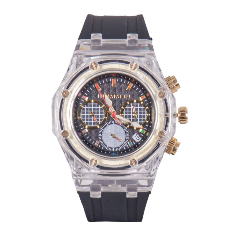 RELOJ MASCULINO ANALOGICO HUMMER WH2-224366 GOMA