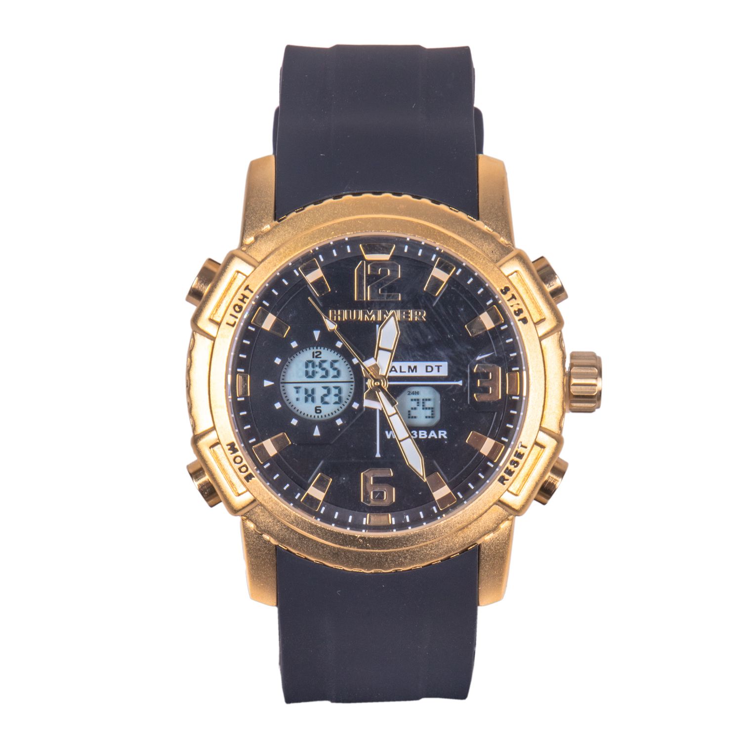 RELOJ MASCULINO ANALOGICO-DIGITAL HUMMER WH2-224303 GOMA