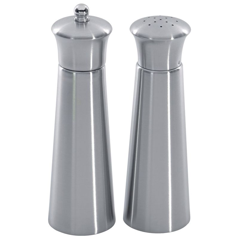 CONDIMENTERO DE ACERO INOXIDABLE 18CM 2PZ