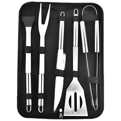 JUEGO PARA ASADO CON ESTUCHE 5 PIEZAS