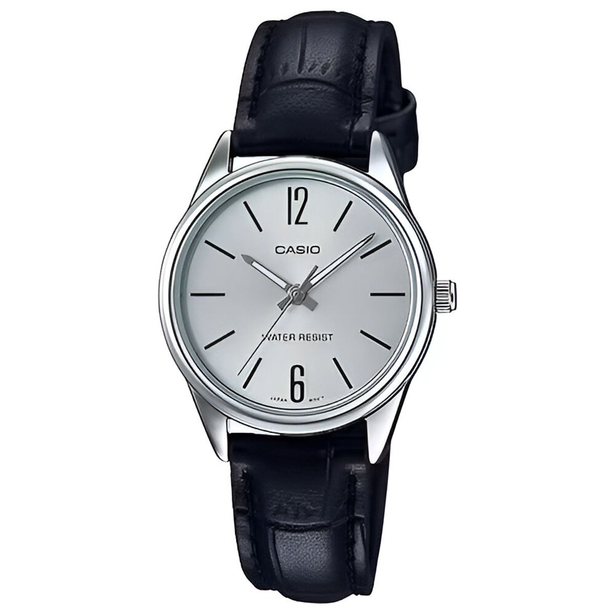RELOJ FEMENINO ANALÓGICO CASIO LTP-V005L-7B CUERO NEGRO