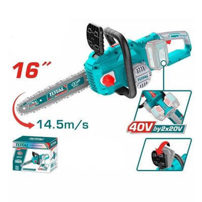 MOTOSIERRA TOTAL TGSLI40168 16&quot; 40V MOTOR SIN ESCOBILLAS