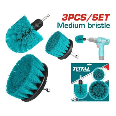JUEGO DE CEPILLOS DE LIMPIEZA TOTAL TACM3001 3PZS