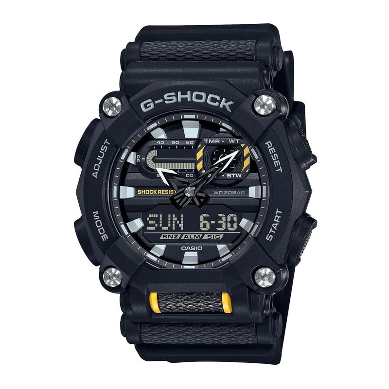 RELOJ UNISEX DIGITAL CASIO GA-900-1A NEGRO