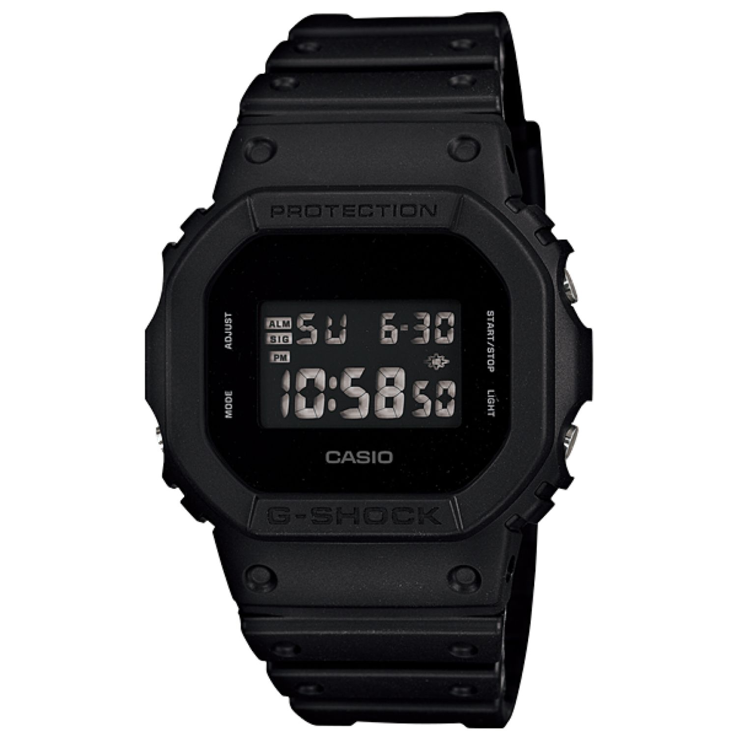 RELOJ UNISEX DIGITAL CASIO DW-5600BB-1D NEGRO MATE