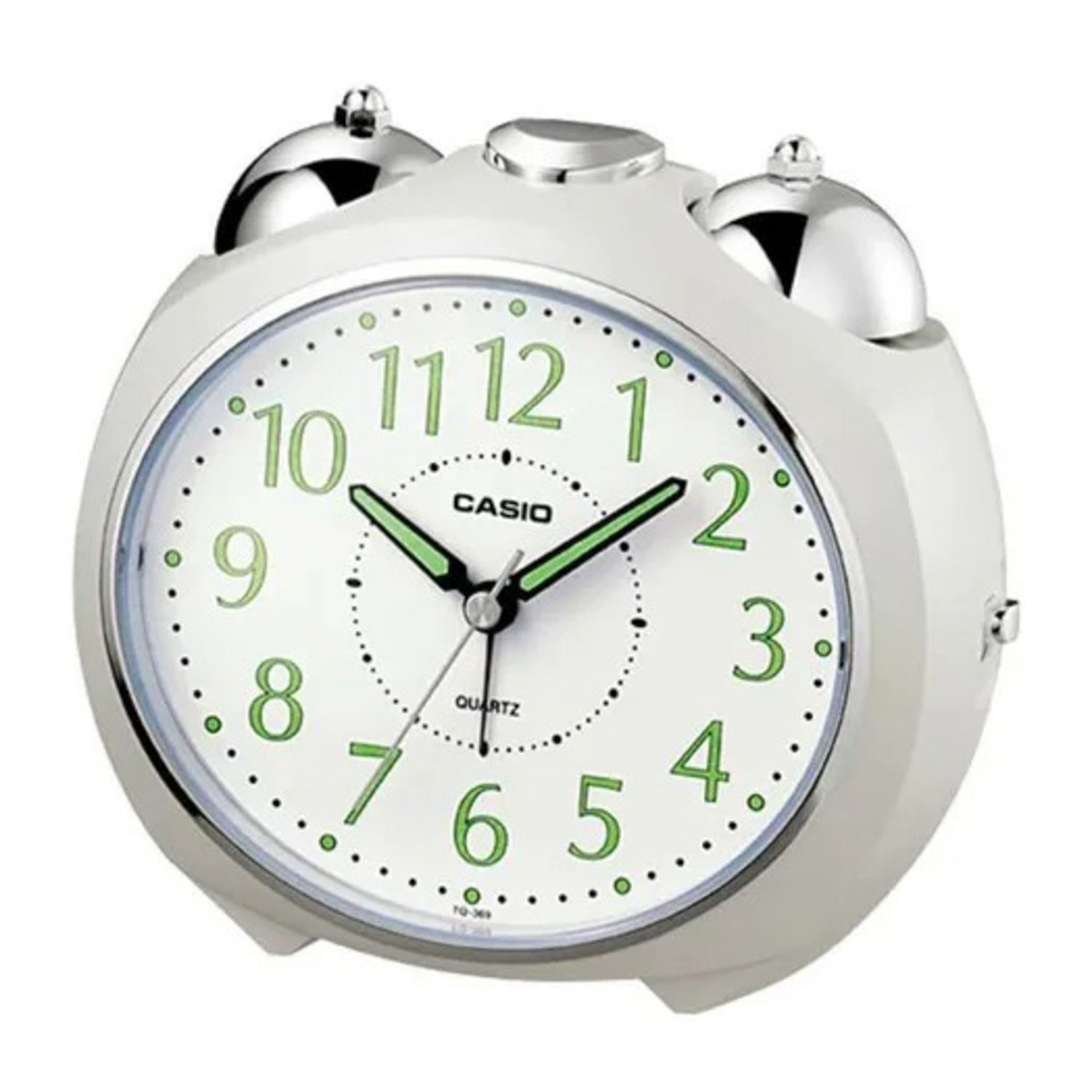 RELOJ DESPERTADOR CASIO TQ-369-7D BLANCO