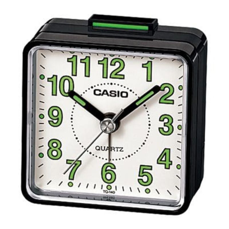 RELOJ DESPERTADOR CASIO TQ-140-1B NEGRO