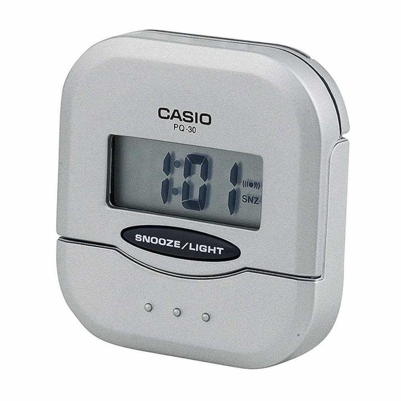 RELOJ DESPERTADOR CASIO PQ-30-8D GRIS