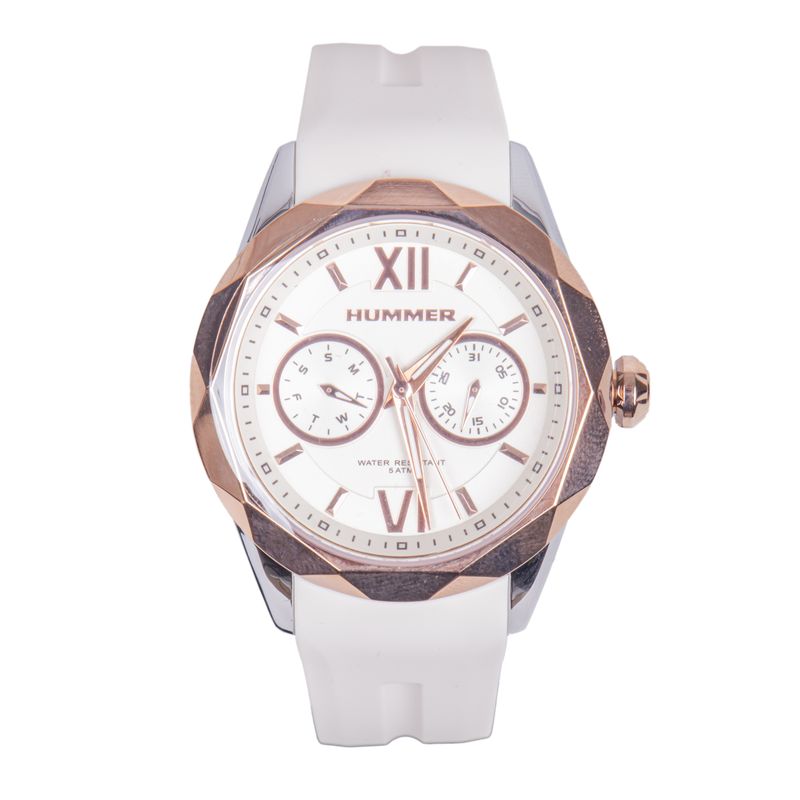 RELOJ FEMENINO ANALOGICO HUMMER WH2-224412 GOMA