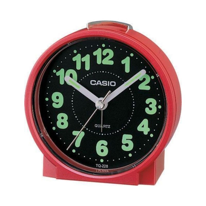 RELOJ DESPERTADOR CASIO TQ-228-4D ROJO