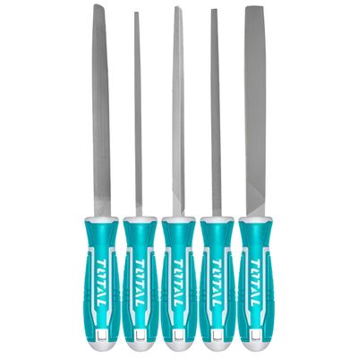 JUEGO DE LIMAS DE HIERRO TOTAL THT918516 200MM 5PZ