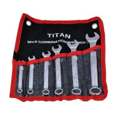 KIT DE LLAVES COMBINADA TITAN 169606 6,8,10,12,14,17 MM 6PZS