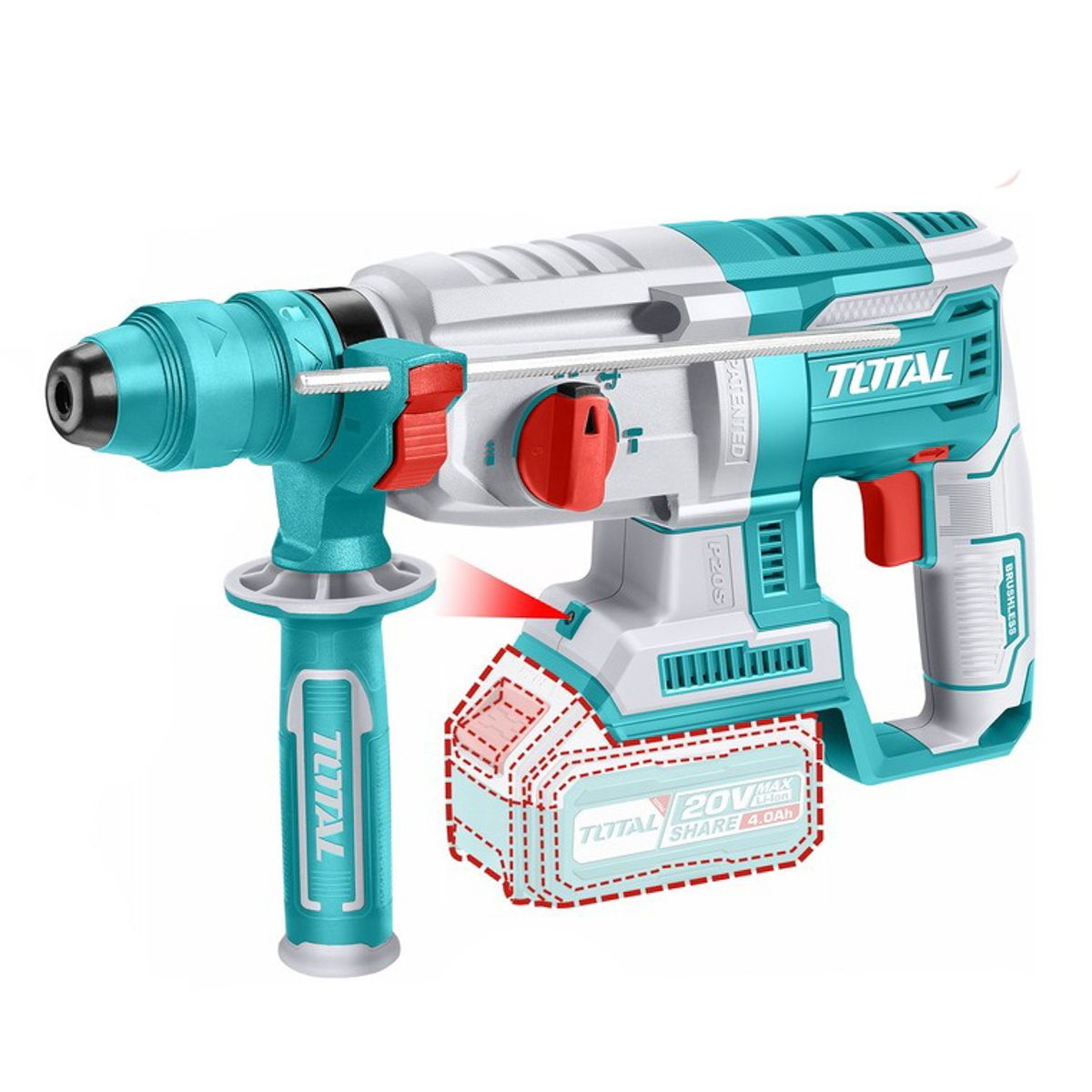 ROTOMARTILLO TOTAL TRHLI202289 A BATERIA  20V